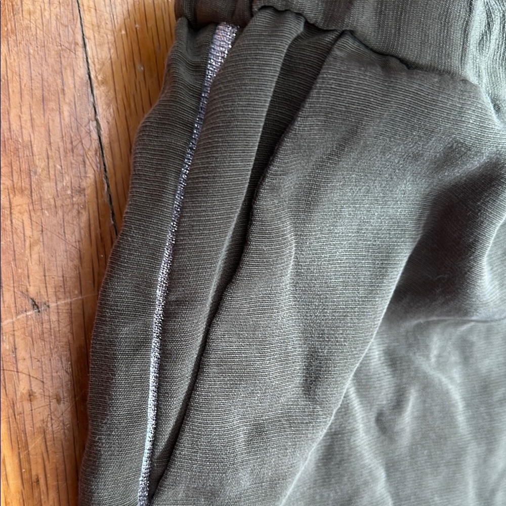 Zara Denim Olive Green Jogger Pants - Picture 3 of 4